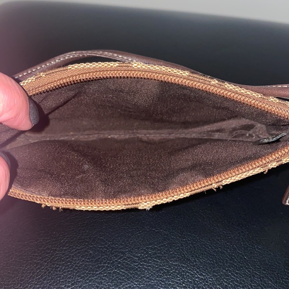 Coach Monogram Brown wristlet - Picture 3 of 5
